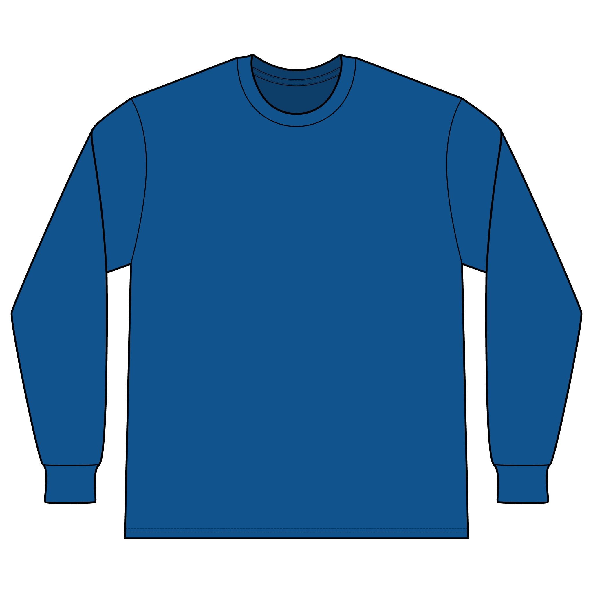 Long Sleeve T-Shirt — 'The Royal Haul' Vintage Piston Logo